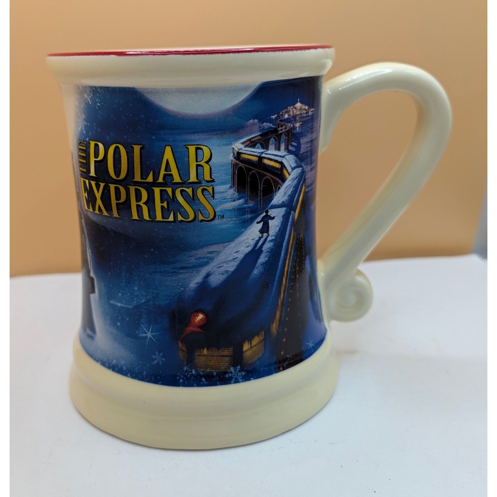 The Polar Express Believe Ceramic Coffee Mug Christmas Train Movie